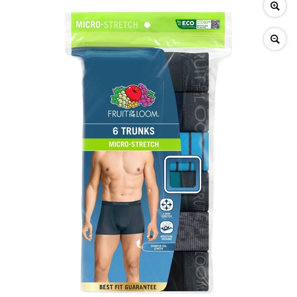 Brand new micro stretch six trunk boxer size 2 XL - Picture 6 of 8